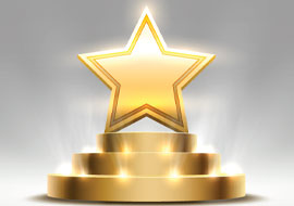 illustration of star award