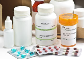 variety of medications in bottles and bubble packs